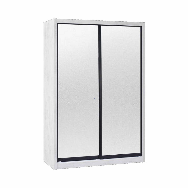 SMARTBOX 2 Door Sliding Wardrobe (grey-41) LUCCA-image 1