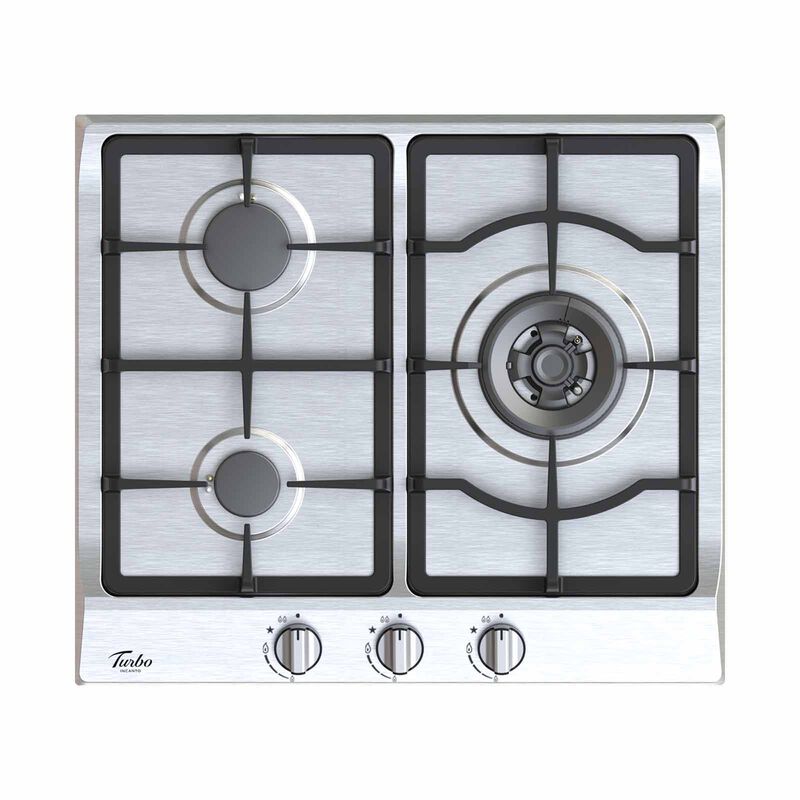 TURBO Built-in 3 Burner Stainless Steel Hob (60cm) (exclude Installation) T6603SSV-image 1