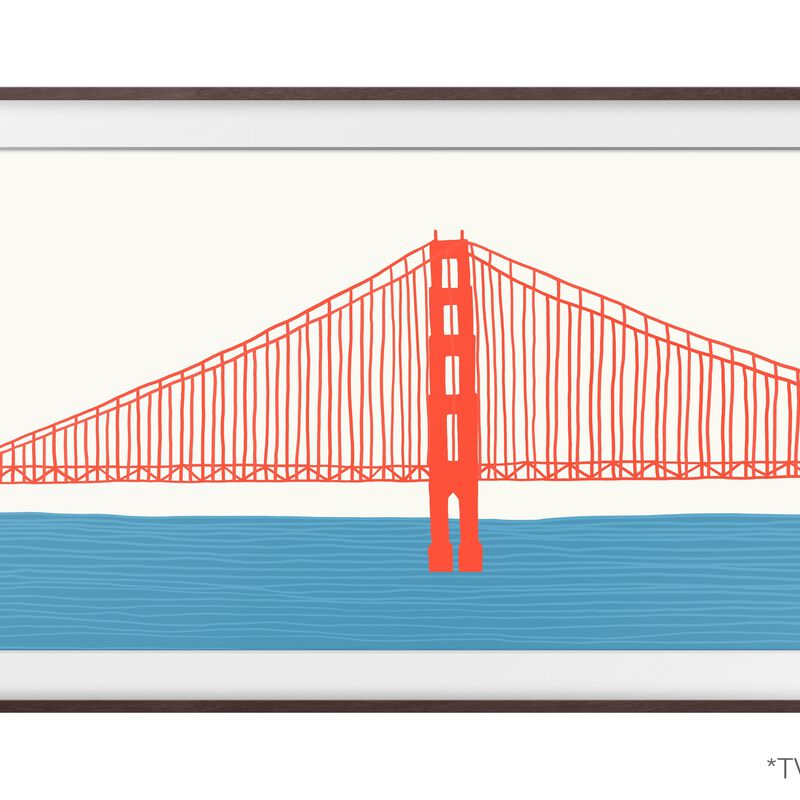 SAMSUNG 85 In Frame - Brown Frame Bezel For Qa85ls03aakxxs VG-SCFA85BWBRU (BROWN)-image 1