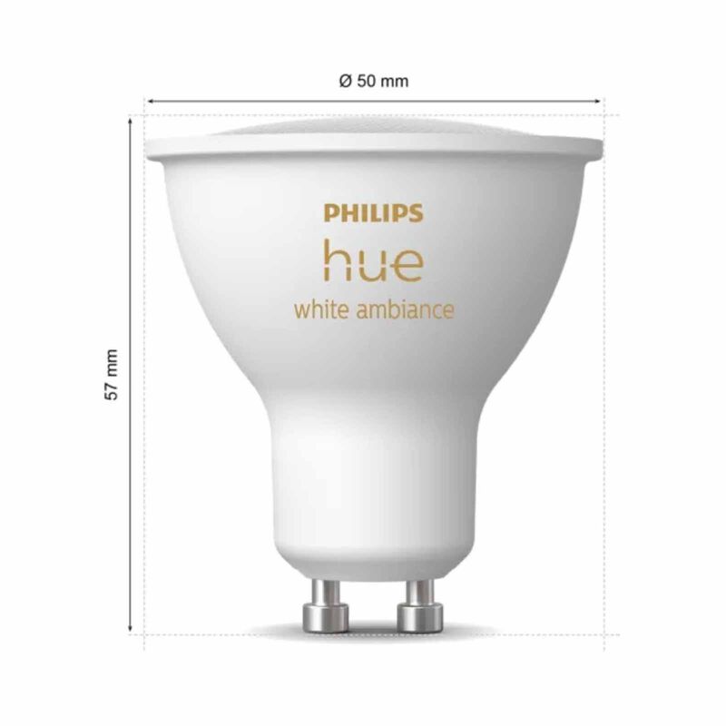 PHILIPS HU White And Color Ambiance 5.7w Gu10 350 Lm 929001953114-image 7