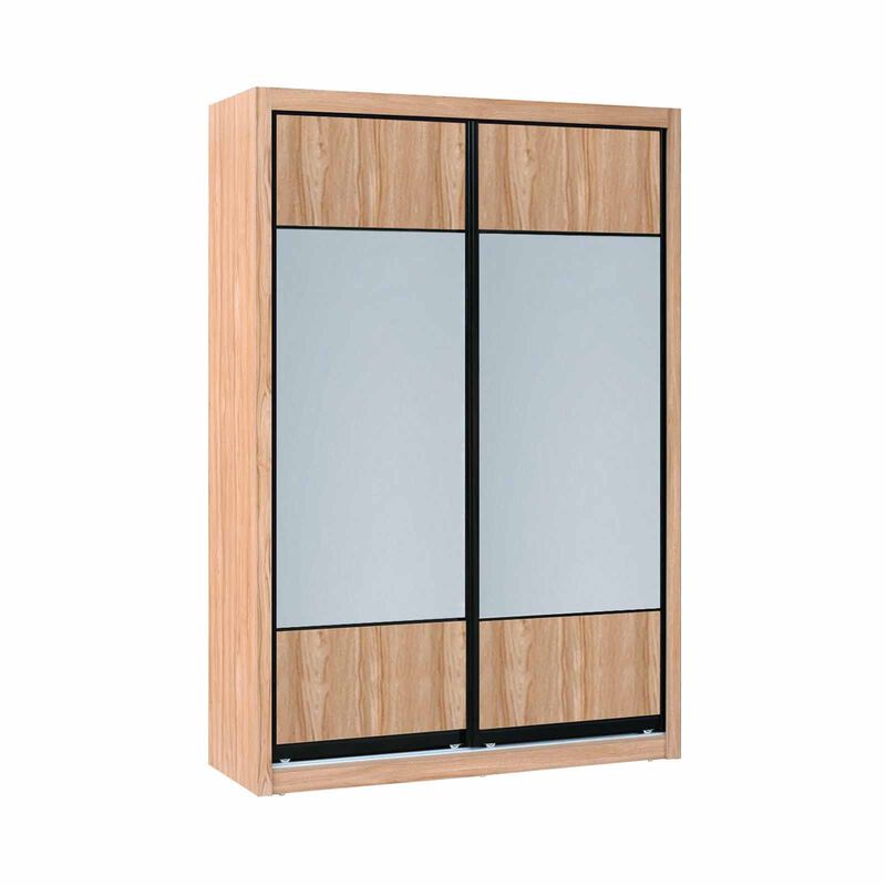 SMARTBOX 2 Door Sliding Wardrobe (maple-43) LUCCA-image 1