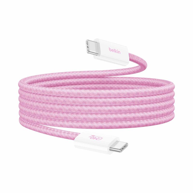 BELKIN 240watt Usb-c To C Cable 1.5m 2pack Pnk CAB019QC05PK2PK-image 3