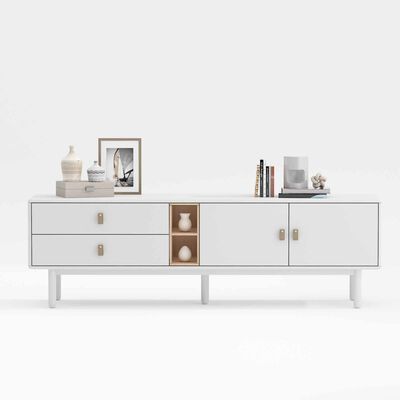MUZE Tv Console - White IRIS