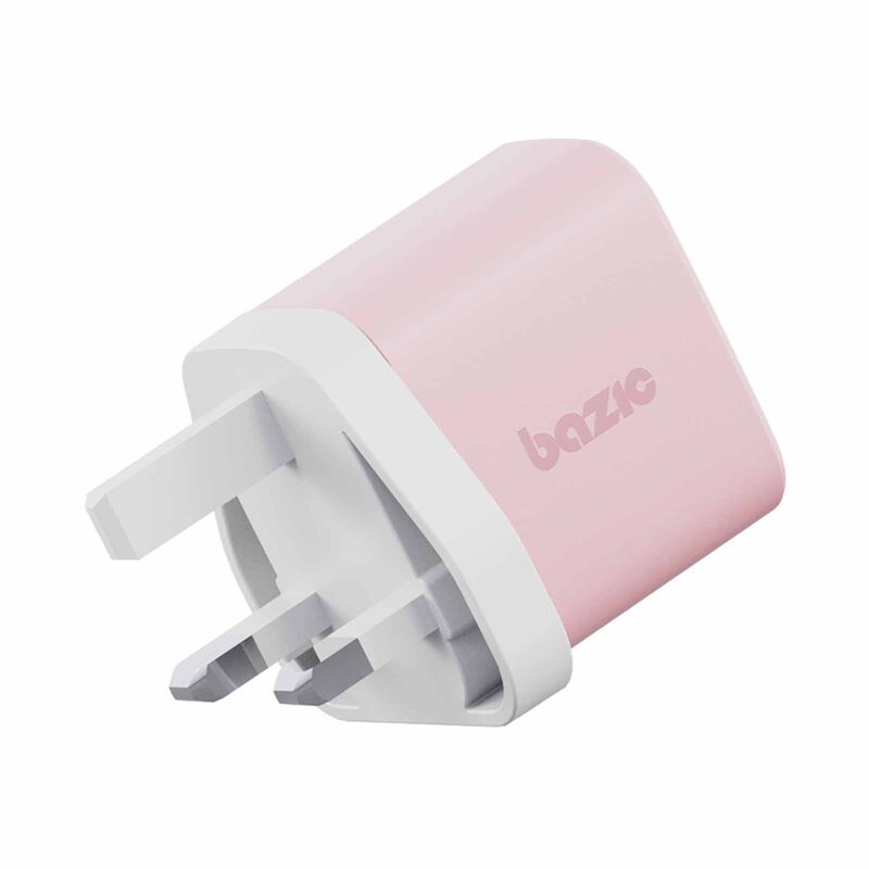 BAZIC Goport Velox Kit, 1c1a Gan Charger 35w(uk) With Weave Cable - Peach CHR-GPVLX-UK-PNK-image 4