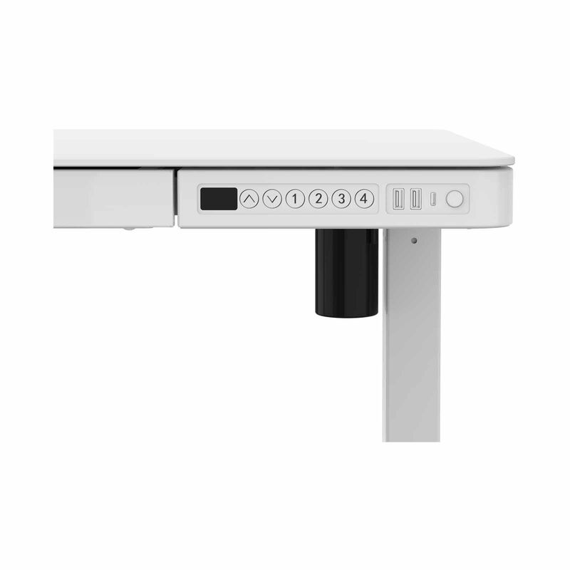 Height Adjustable Desk Glass (white) ARCHITECT-image 4