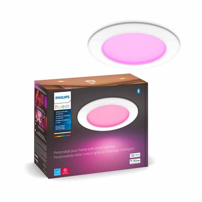 PHILIPS HU White And Color Slim Recessed Light Small 90mm White 8.3w 1000 Lm 929003712101