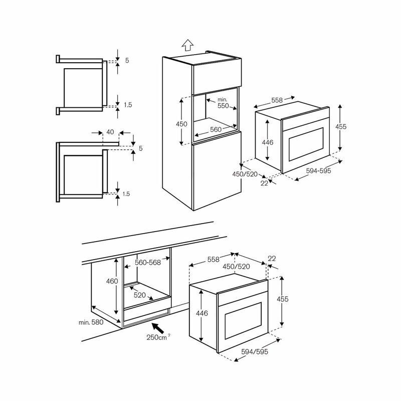 BERTAZZONI 60 X 45cm Built-in Oven (exclude Installation) F457HERMWTAG-image 5