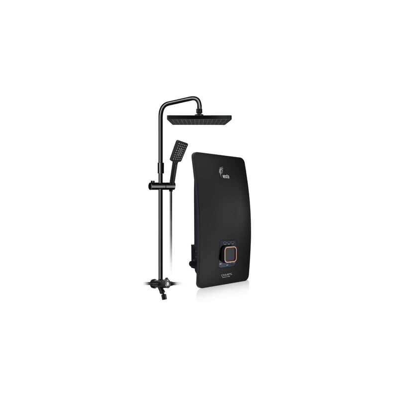 CHAMPS Electric Instant Water Heater (installation Charges Applies) VESTA - MATT BLACK-image 1