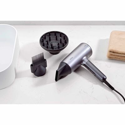 BRAUN Hair Dryer (2200w) - Motor Grey HD 435