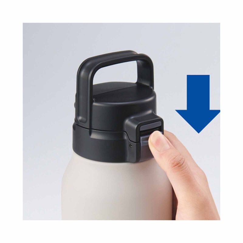TIGER 0.8lt Push-botton Lid Stainless Steel Bottle (matte Stainless) MTA-B080 (XM)-image 2