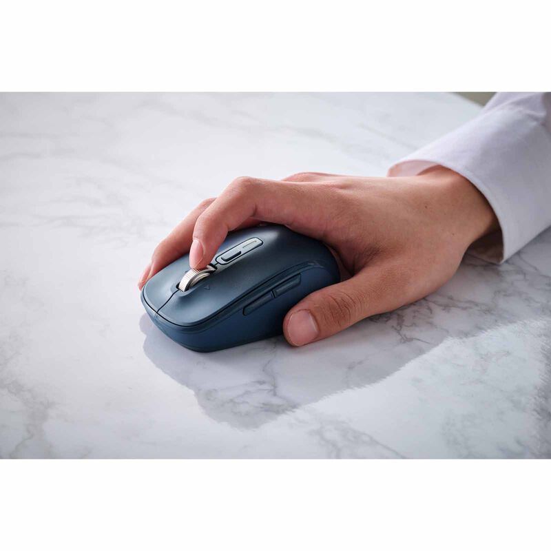 ELECOM Dual Mode Wireless Blueled Silent Mouse 8 Buttons Blue M-MY50MBSBU-image 4