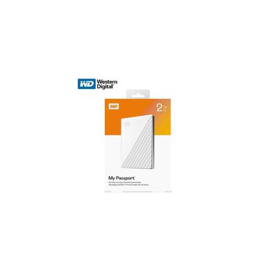 WESTERN DI My Passport 2tb White Worldwide -new Id WDBYVG0020BWT-WESN