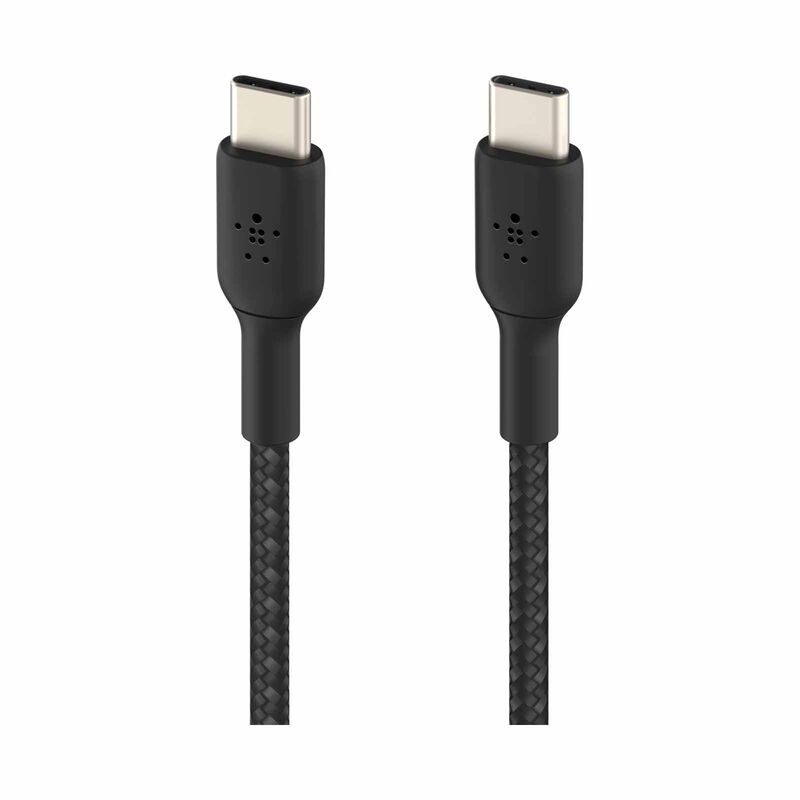 BELKIN Boostcharge Braided Usb-c To Usb-c Cable 60w 1m Black CAB004BT1MBK-image 2