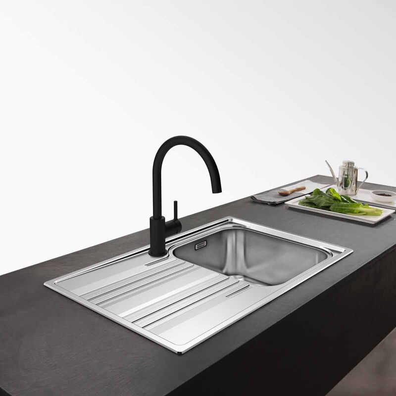 FRANKE Kitchen Sink Mixer With Swivel Spout Ct9020c-on Onyx LINA-image 2
