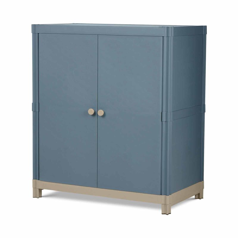PHOENIX Flo Modular Plastic Storage Indoor Cabinet (fog) S3 CABINET LOW-image null