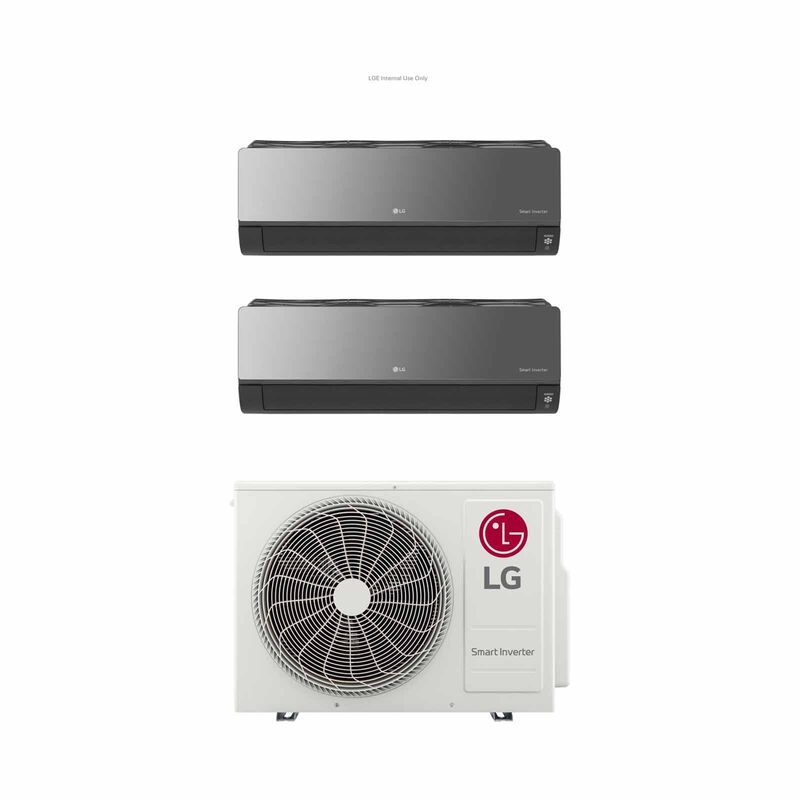 LG Lg 28k Condenser New Artcool System 2 (9000btu X 1, 18000btu X 1) Z3UQ28GFA1+ ZMNQ09GDJR0 /ZMNQ18GDJR0-image 1