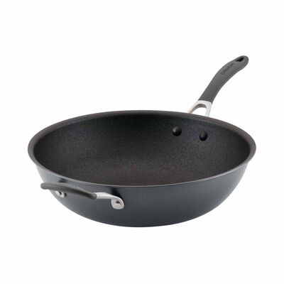 CIRCULON Scratchdefense A1 Nonstick 32cm Stirfry Pan With Helper Handle 81829