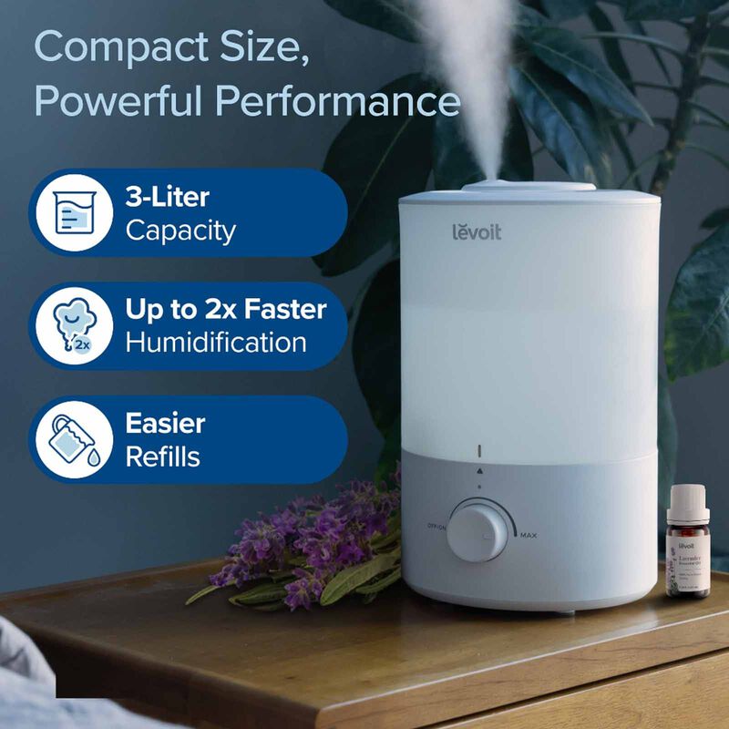 LEVOIT Dual 150 Ultrasonic Cool Mist Humidifier LV-HUMID302-UK-image 3