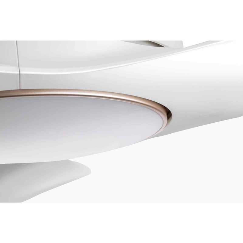 KDK 48 In Dc Ceiling Fan With Led Light (white) E48GP(WH)-image 6