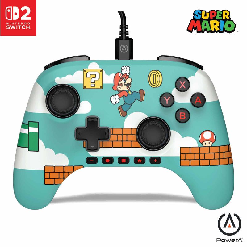 POWERA Nsw2 Adv Wired Controller Mario Time NSGP0527-01-image 1