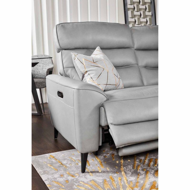 3rr-e Seater (fl) Grey Full Leather Sofa PALOMA-image 7