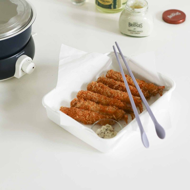 DAILYLIKE Bonbon Silicone Cookware Chopsticks Violet-image 6