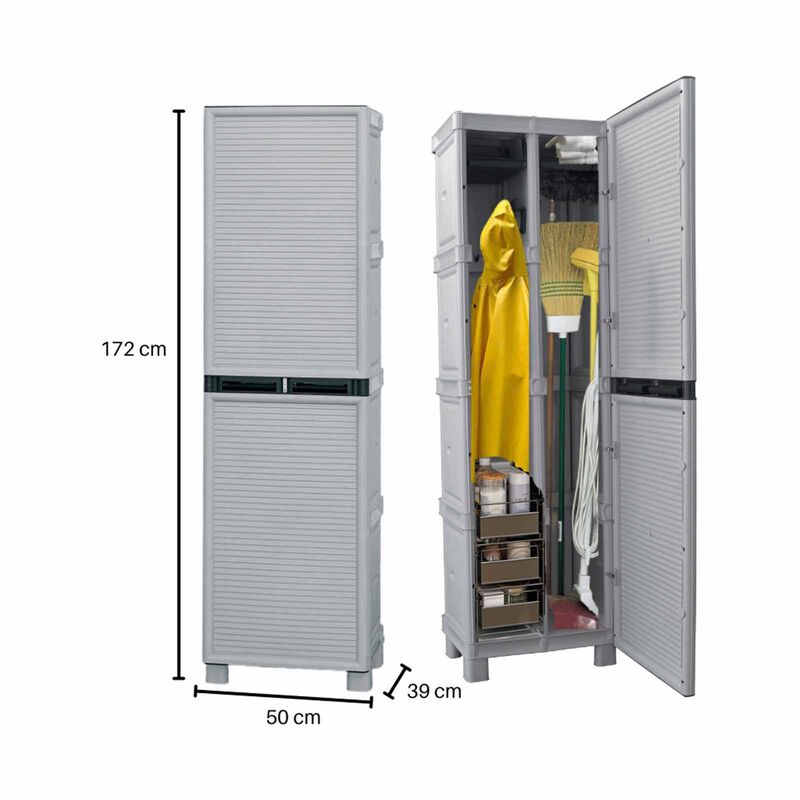 ARTPLAST Linea Concert Slim Tall Clothes Cabinet 50x39x172cm CONCERT-image 7