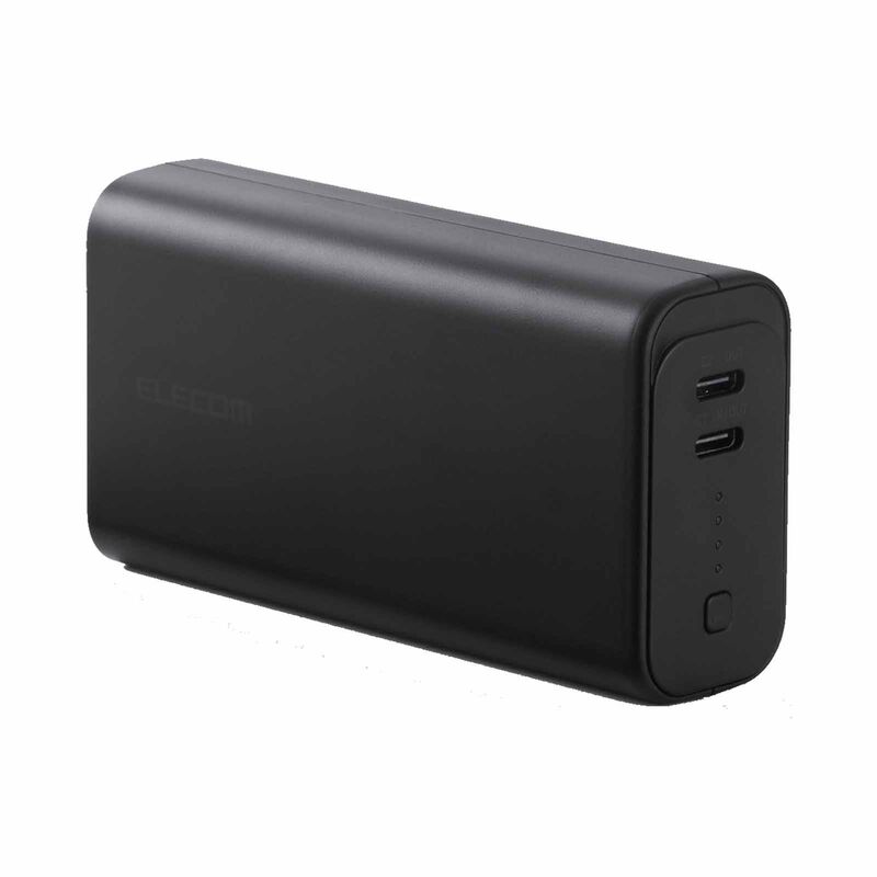 ELECOM Ccc Power Bank 10000mah 30w 2c DE-A02-10000BK-image 1
