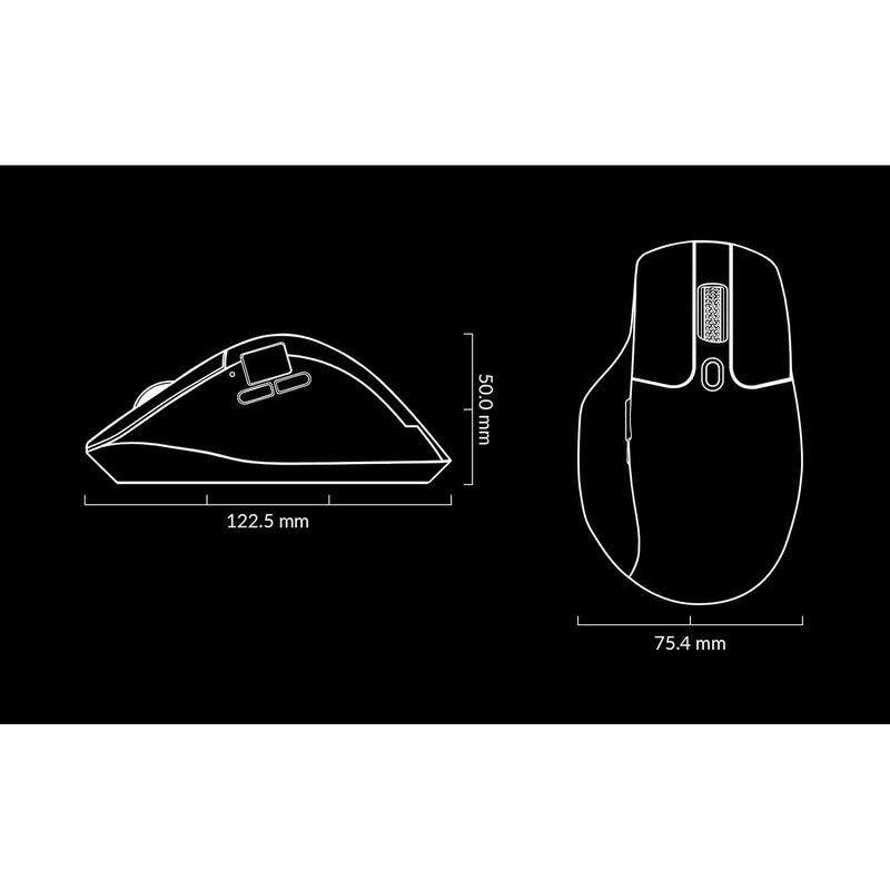 KEYCHRON M6 Bt/2.4ghz/wireless Mouse - Black KYCN-M6-A1-image 4