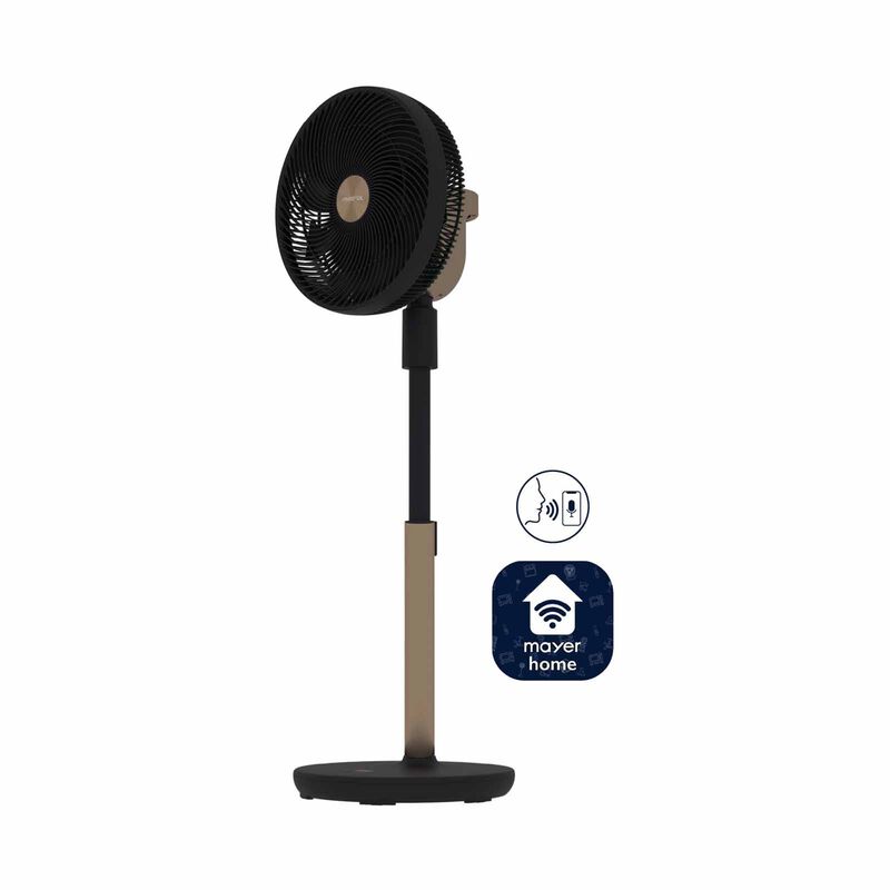 MISTRAL 12 In Bldc High Velocity Stand Fan With Remote & Wifi - Midnight Blue MHV9812DRW-MB-image 8