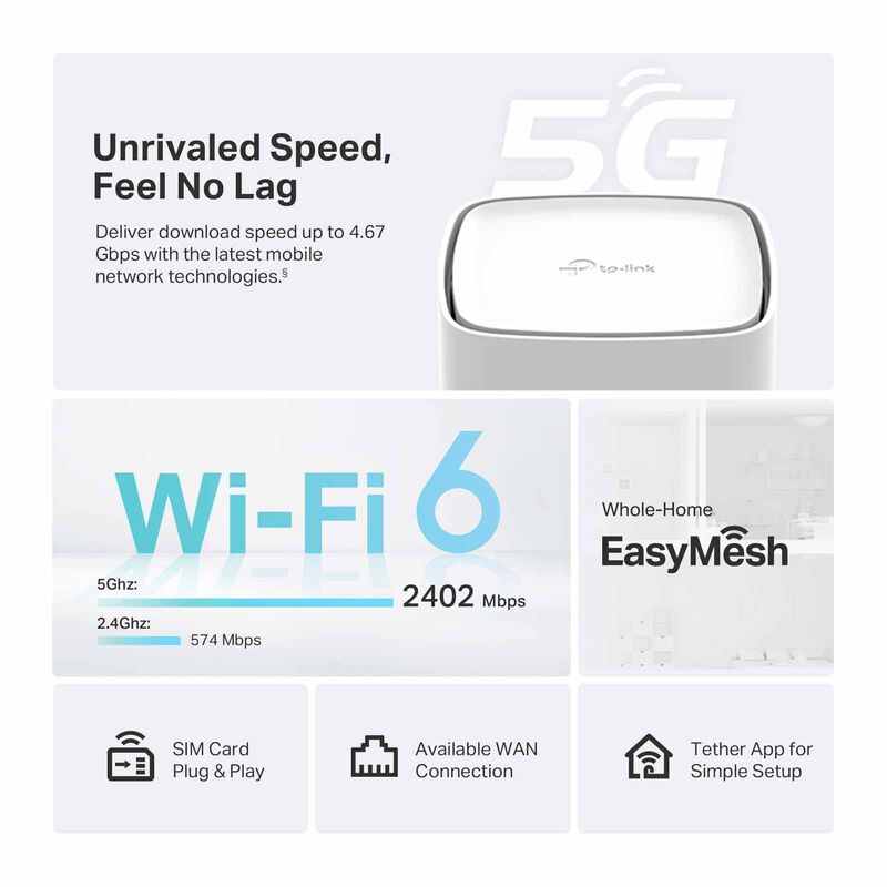 TP LINK 5g Ax3000 Wireless Dual-band Gigabit Router ARCHER NX500-image 4