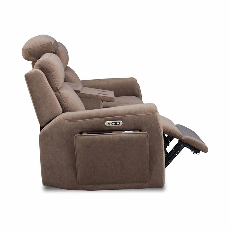 GERBRSI 3rr Seater (fab) Cat A Brown Fabric Sofa ENID-image 7