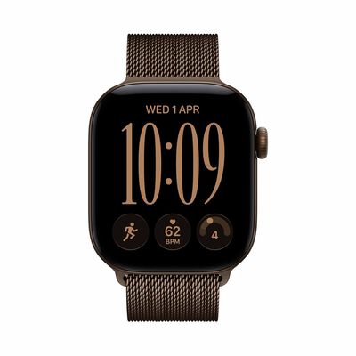 APPLE Watch Series 12 Gps + Cellular 42mm Dark Bronze Aluminium Case With Dark Bronze Milanese Loop MKDK4X/A