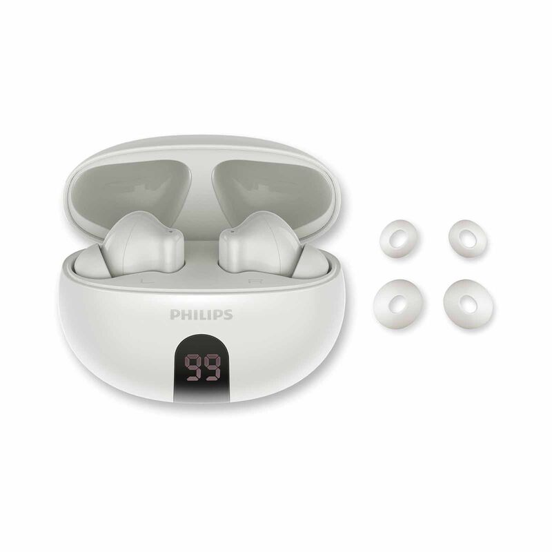 PHILIPS In-ear True Wireless Headphones With Anc - White TAT3559WT/97-image 6