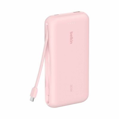 BELKIN Powerbank 20k With Integrated Cable Pink BPB024FQPK