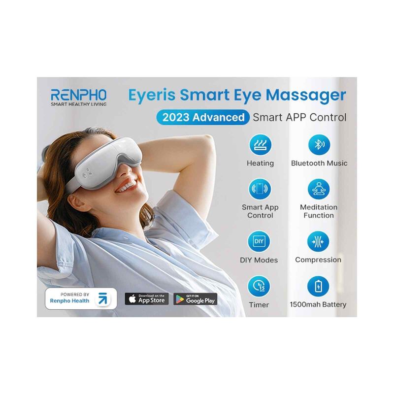 RENPHO Eyeris 1 Eye Massager With Apps R/c EM001S - WH-image 10