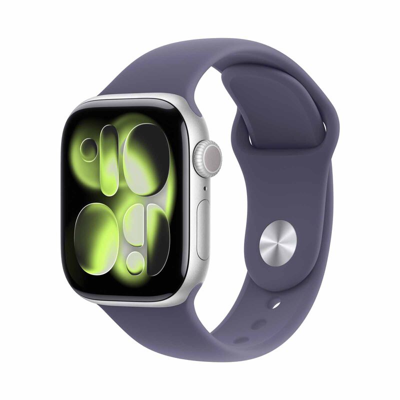 APPLE Watch Series 11 Gps + Cellular 42mm Silver Aluminium Case With Purple Fog Sport Band - S/m MF8H4X/A-image 1