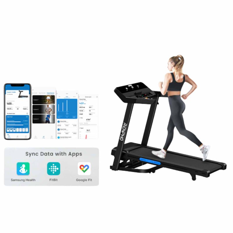 RENPHO Smart Treadmill - Grey R-Q004-BK-image 2