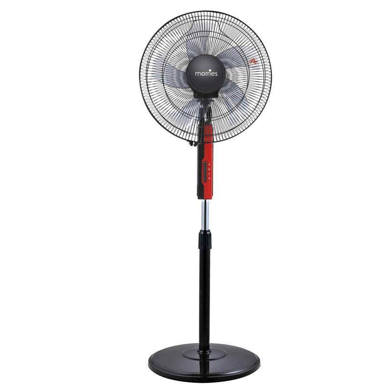 MORRIES 16 In Stand Fan -black MS-SF525-image 1