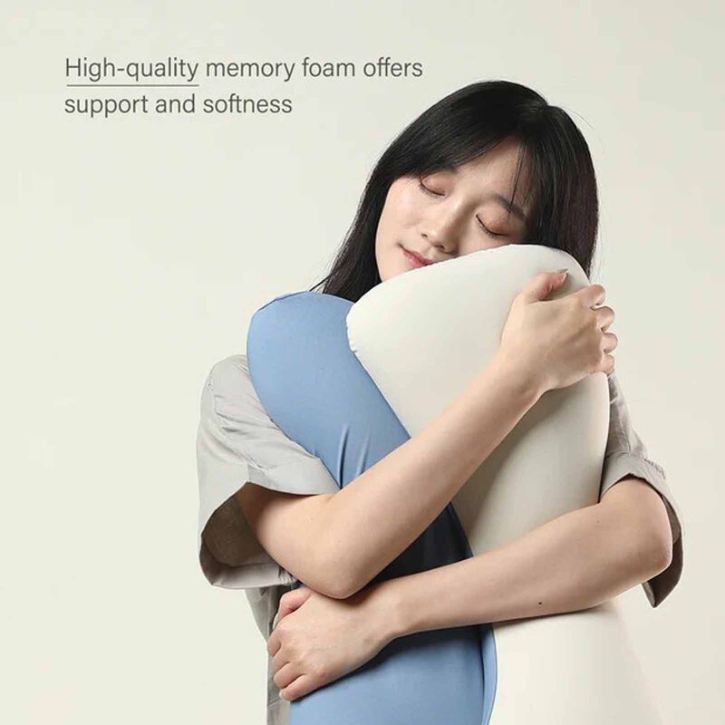 BELLAMI PL Glacier Memory Foam Pillow With Cover - Blue GLACIER-image 3
