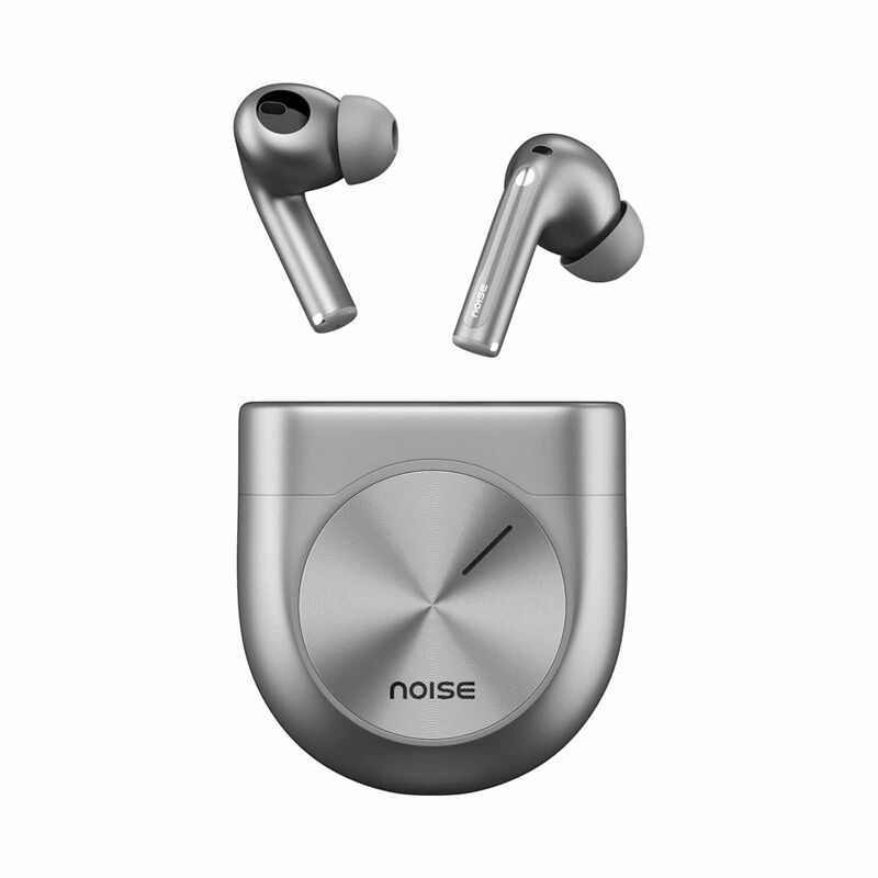 NOISE Masterbuds Truly Wireless Bluetooth Earbuds - Silver AUD-HDPHN-MASTERBUDS-SILVER-image 1