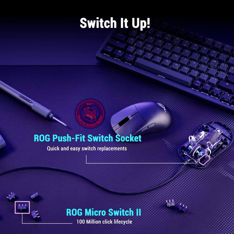 ASUS Rog Harpe Mini Core Wired Mouse P524 ROG HARPE MINI CORE-image 2