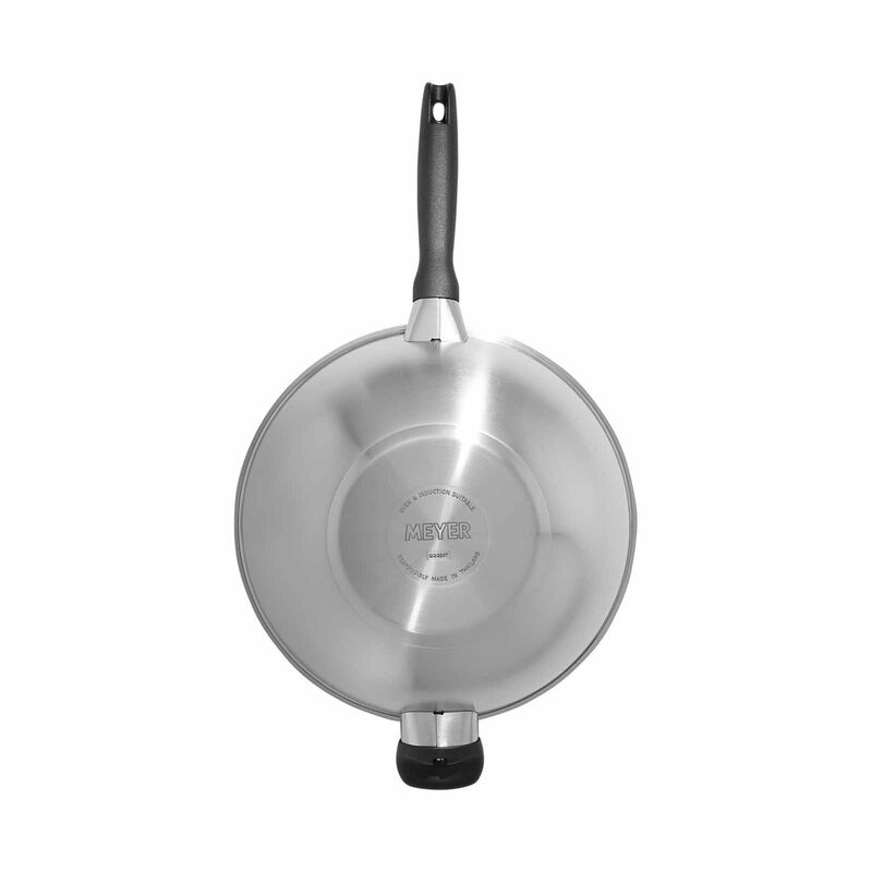 MEYER Luna Stainless Steel 30cm/12'' Open Stirfry With Helper Handle 71806-image 4