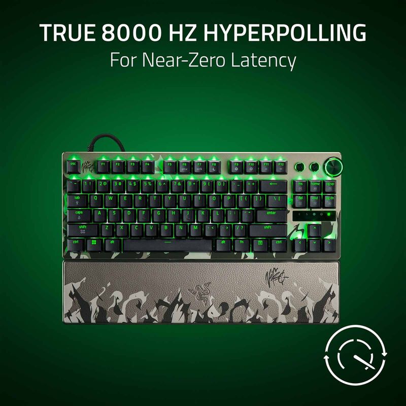 RAZER Huntsman V3 Pro Tenkeyless 8khz - Analog Optical Esports Keyboard - Niko Edition - Us Layout - Frml RZ03-05521500-R3M1-image 7
