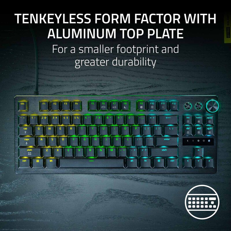 RAZER Huntsman V3 Pro Low-profile Tenkeyless 8khz - Analog Optical Esports Keyboard Frml RZ03-05850100-R3M1-image 13