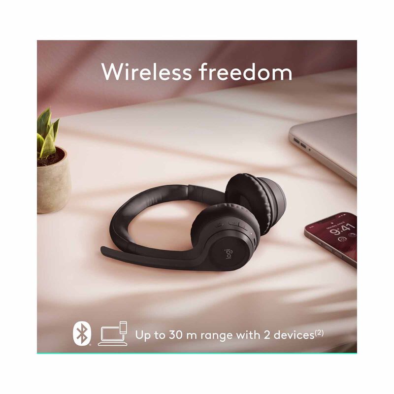 LOGITECH Zone 300 Wireless Bluetooth Headset Graphite 1y 981-001408-image 5