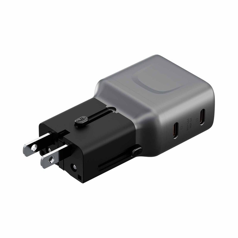 ENERGEA Travelgo Adapter 45, 2c 45w - Gunmetal TGA-45-GUN-image 6