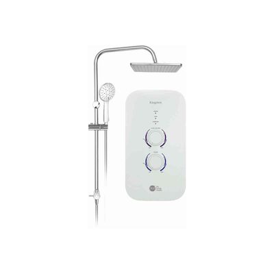 707 Instant Water Heater With Rain Shower-white (installation Charges Applies) KINGSTON - WHITE