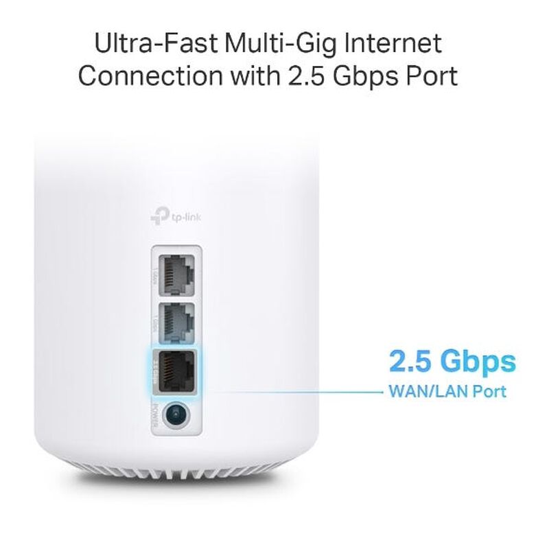 TP LINK Ax6000 Dual-band Mesh Wifi 6 System - 3 Pack TPL-DECO-X80-3PK-image 3
