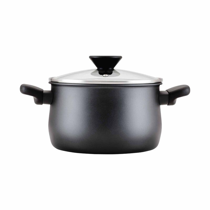 MEYER Midnight Nonstick 20cm/3.8l Stockpot W Glass Lid 85096-image 3